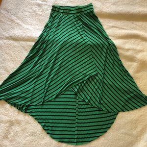 Mauve Asymmetrical Skirt